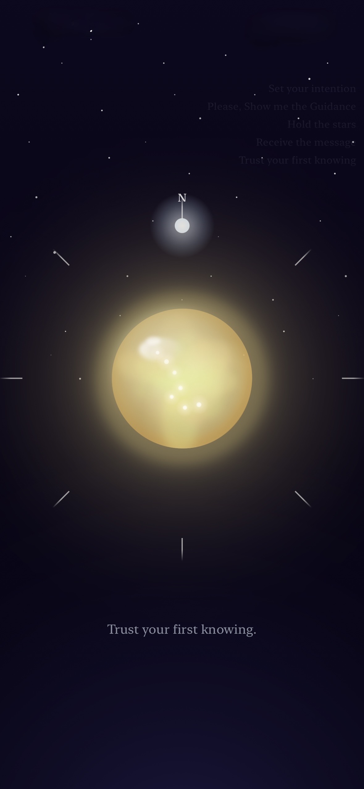 The Oracle compass
